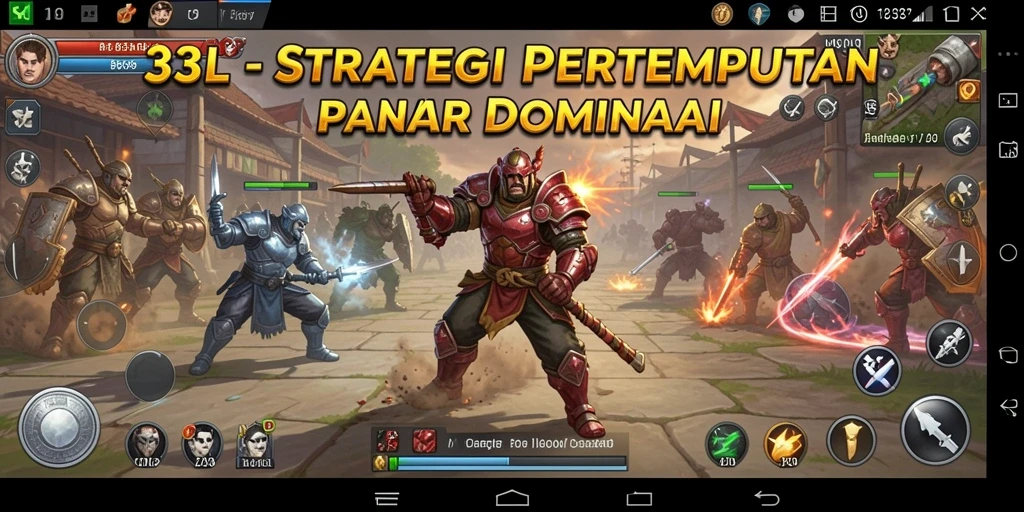 Tampilan gameplay 33L yang menegangkan dalam pertempuran strategi.