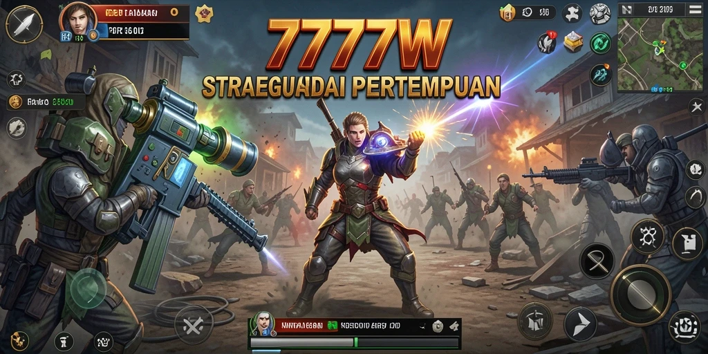 Tampilan gameplay seru 7777W dengan strategi mendalam.
