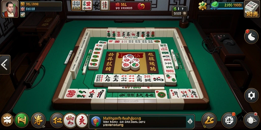 Gameplay Mahjong mendebarkan di 9SL dengan desain yang menarik.