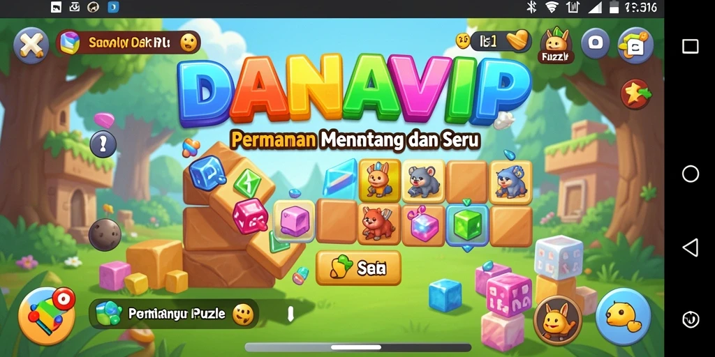 Tangkapan layar dari gameplay Puzzle yang seru dan menantang.