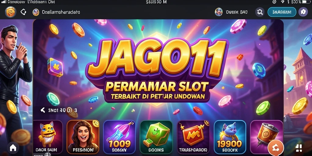 Gameplay JAGO11 yang menampilkan kemenangan besar dan fitur menarik.