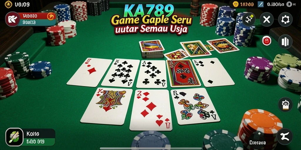 Tampilan gameplay Gaple yang seru dan interaktif.