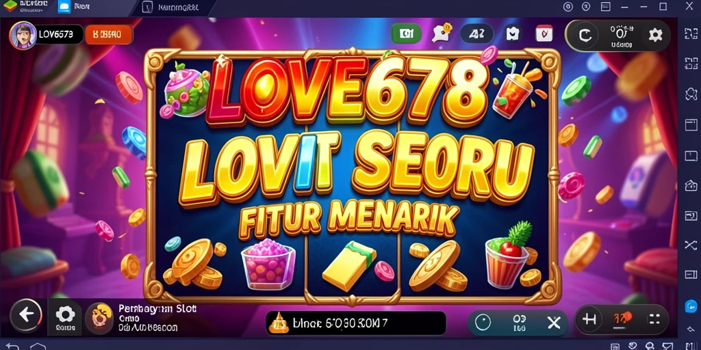 Tampilan gameplay Slot yang menarik dari LOVE678.