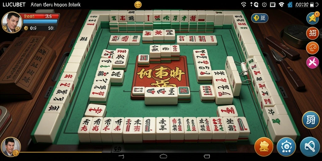 Tampilan gameplay seru dalam LUCUBET dengan desain menarik.