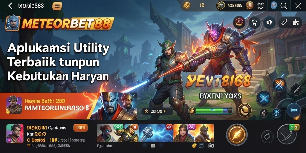 Tampilan antarmuka METEORBET88 yang sederhana dan fungsional.