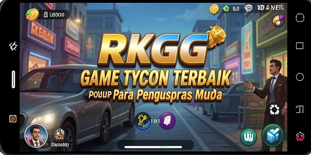 Tampilan gameplay RKGG yang menarik dalam membangun bisnis.